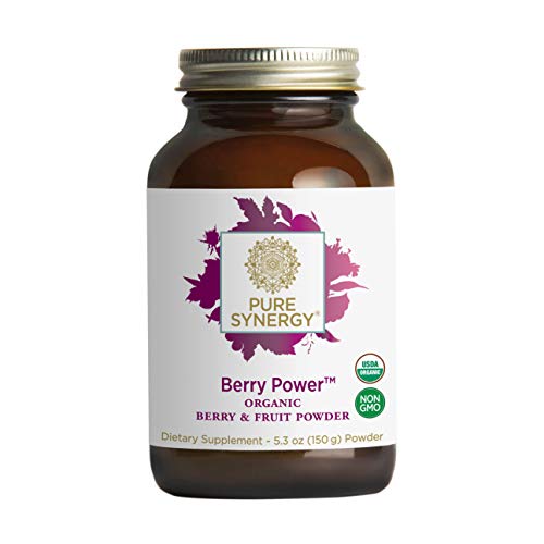 Product Cover Pure Synergy Organic Berry Power 20+ Superfruit Blend for Radiant Health w/Acai, Pomegranate (5.3 oz.)