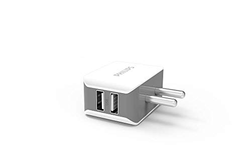 Product Cover Philips DLP2502 3.1 A Dual USB Wall Charger (White)