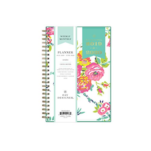 Product Cover Day Designer for Blue Sky 2019-2020 Academic Year Weekly & Monthly Planner, Flexible Cover, Twin-Wire Binding, 5