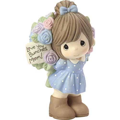 Product Cover Precious Moments Love You Bunches Mom Girl Bisque Porcelain 183004 Figurine, One Size, Multi