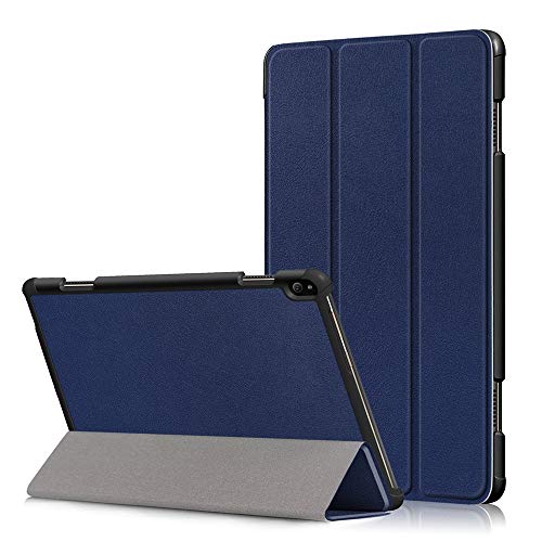 Product Cover Lightweight Smart Case for Lenovo Smart Tab P10 Folio Case ((NOT Tab E10 M10) Lenovo Tab P10 10.1 inch (TB-X705F) Slim Folding Stand Cover with Auto Sleep Wake Function,Deepblue