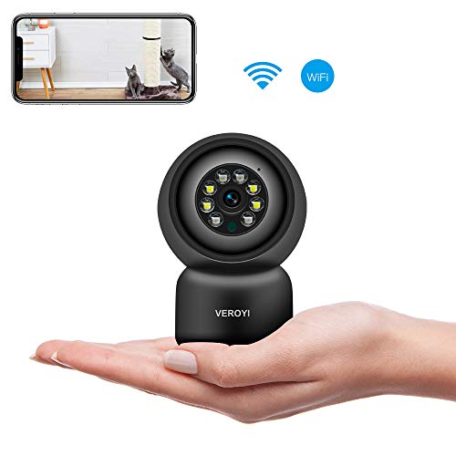 Product Cover Veroyi Home Security Camera, 1080P WiFi Surveillance IP Camera with 2 Way Audio, Motion Detection, Full Color Night Vision Compatible with iOS & Android Phones