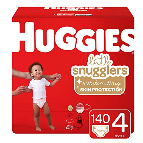 Product Cover Huggies Little Snugglers Baby Diapers, Size 4, 140 Ct, One Month Supply