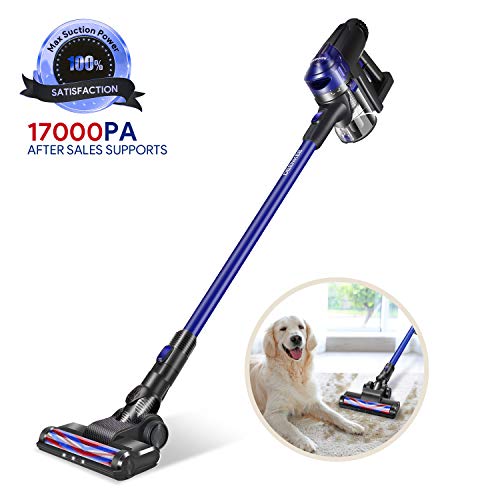 Product Cover DEENKEE Cordless Vacuum Cleaner, 200W Brushless Motor with 17Kpa Powerful Suction & LED Brush,HEPA Filtration for Car Cleaning and Carpet Hard Floor Pet Hair Dust Cleaning