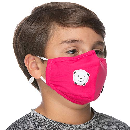 Product Cover Debrief Me Anti Air Respirator Breathable Pollution Masks Carbon Activated Filtration (1 Mask+4 Filters) N95 Anti Bacterial Face Pollution Mask -Reusable Reusable comfy Cotton (Pink)