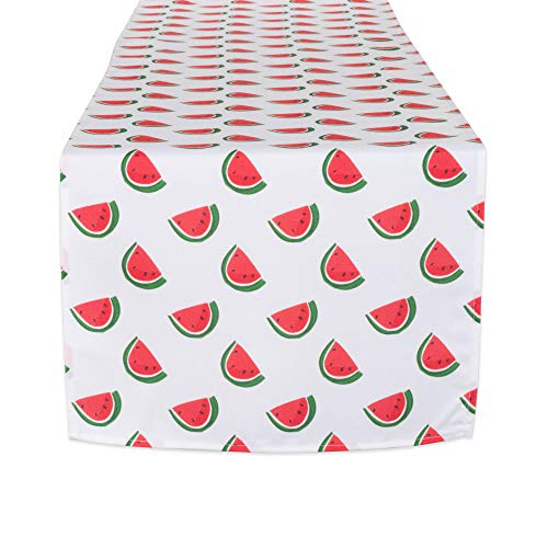 Product Cover DII CAMZ11296 Table Runner, Spilll Proof and Waterproof for Outdoor or Indoor Use, Machine Washable, 14x72, Watermelon