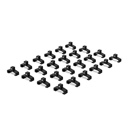 Product Cover 1/4-inch Drive Black Spring Loaded Ball Bearing Socket Clips for Use with Olsa Socket Holders | 24-Pack (1/4-inch) | by Olsa Tools