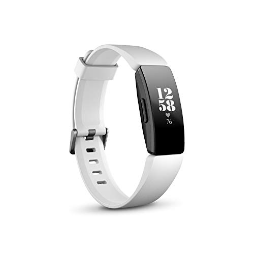Product Cover Fitbit Inspire Hr Heart Rate & Fitness Tracker With S & L Bands, White, One Size, 1 Count