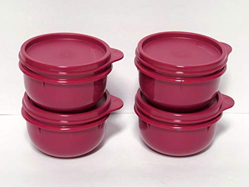 Product Cover Tupperware Ideal Lit'l Bowls Set of 4 Lunch Snacks Prep Cups Vineyard