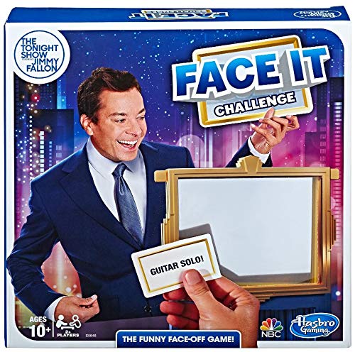 Product Cover Hasbro Gaming The Tonight Show Starring Jimmy Fallon Face It Challenge Party Game for Teens and Adults