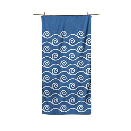 Product Cover Easthills Outdoors Microfiber Beach Towel - Fast Drying Towel for Camping, Travel and Swimming - Lightweight, Quick Dry and Absorbent (Ocean Lapis Blue, Large 30