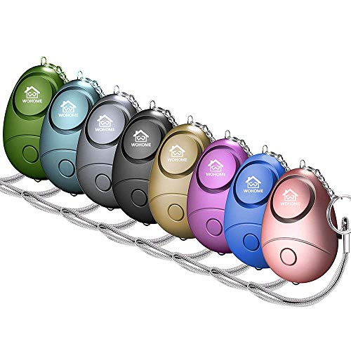 Product Cover WOHOME Safe Personal Alarm, Safesound Personal Alarm with LED Light Emergency Safety Alarm Keychain for Women, Girls, Kids, Elderly (8-Color)