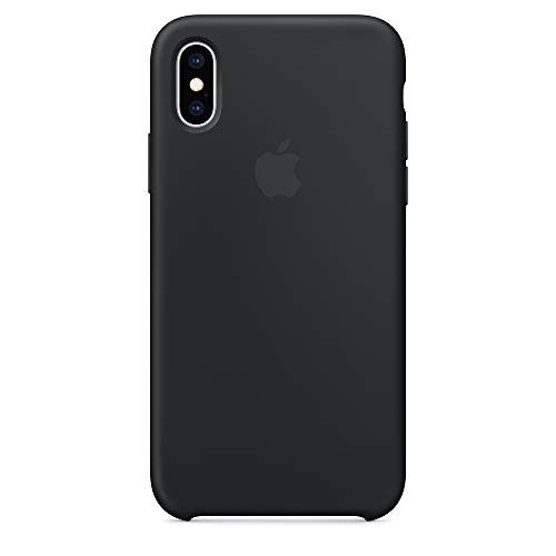 Product Cover Dawsofl Soft Silicone Case Cover for Apple iPhone Xs Max 2018 (6.5inch) Boxed- Retail Packaging (Black)