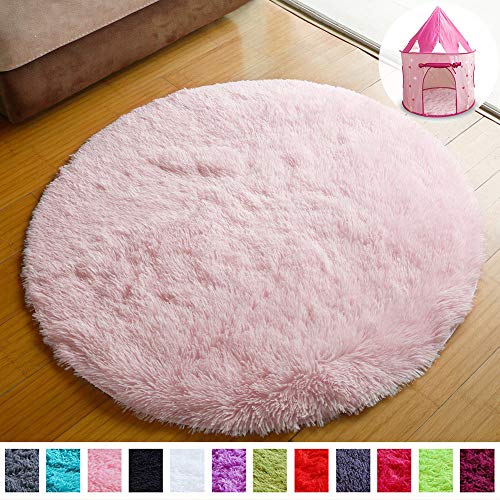 Product Cover PAGISOFE Super Soft Circle Rugs for Girls Princess Castle Toddlers Play Tent 41