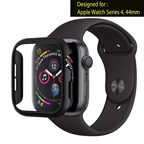 Product Cover OJOS Thin Fit Designed Case Compatible with Apple Watch Case for 44mm Series 4 (2018) - Black