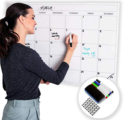Product Cover Large Dry Erase Laminated Wall Calendar 24