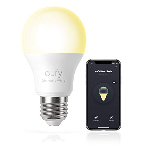 Product Cover eufy Lumos Smart Bulb 2.0 - White, Soft White (2700K), 9W, Compatible with Alexa, No Hub Required, Wi-Fi, 60W Equivalent, Dimmable LED Bulb, A19, E26, 800 Lumens