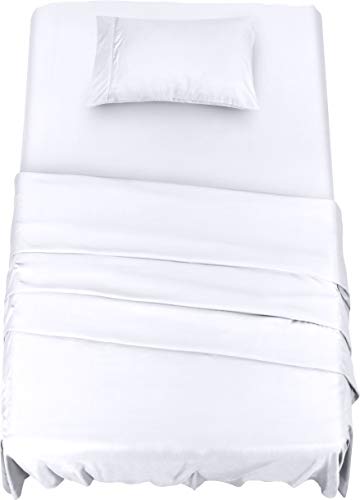 Product Cover Utopia Bedding Bed Sheet Set - 3 Piece Twin XL Bedding - Soft Brushed Microfiber Fabric - Wrinkle, Shrinkage & Fade Resistant - Easy Care (Twin XL, White)