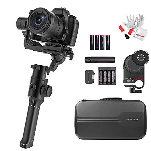 Product Cover MOZA Air 2 3-Axis Stabilized Handheld Gimbal, with iFocus-M Follow Focus Motor & Extra Battery for Mirrorless Camera, DSLR Camera, 16hs Running Time, 