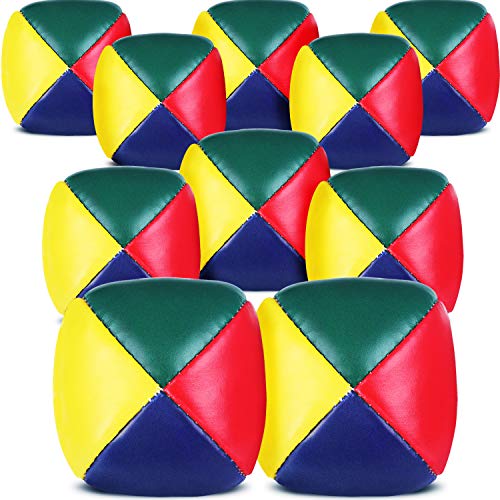 Product Cover Juggling Balls Set for Beginners, Quality Mini Juggling Balls, Durable Juggle Ball Kit, Soft Easy Juggle Balls, Multicolored (10 Packs)