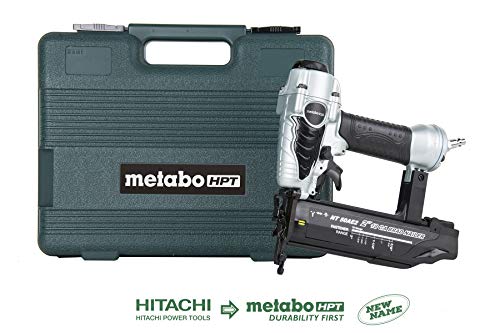 Product Cover Metabo HPT NT50AE2 Pneumatic Brad Nailer, 5/8-Inch up to 2-Inch Brad Nails, 18 Gauge, Tool-less Depth Adjustment, Selective Actuation Switch, 5-Year Warranty