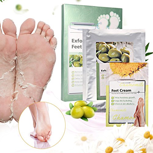 Product Cover Foot Peel Mask, Y.F.M - 2 Pairs Foot Peeling Mask, Exfoliating Calluses and Dead Skin Remover,Repair Rough Heels, Get Soft Baby Foot, Completed in 2-7 days