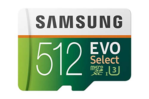 Product Cover Samsung  (MB-ME512GA/AM) 512GB 100MB/s (U3) MicroSDXC Evo Select Memory Card with Adapter