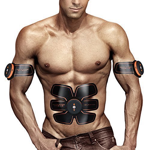 Product Cover UMATE ABS Stimulator Muscle Toner Abdominal Toning Belt Workouts Portable AB Training Home Office Fitness Equipment for Abdomen/Arm/Leg Training Men Women