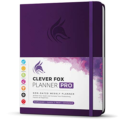 Product Cover Clever Fox Planner PRO - Weekly & Monthly Life Planner to Increase Productivity, Time Management and Hit Your Goals - Organizer, Gratitude Journal - Undated - 8.5 x 11