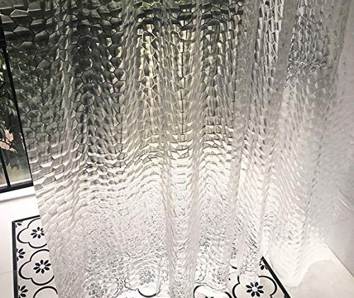 Product Cover Ryhpez Shower Curtain Liner - Clear Shower Curtain Set with Hooks | 72