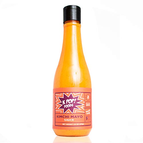 Product Cover KPOP Kimchi Spicy Mayo Sauce - Creamy, Light, and Zesty Spicy Mayo Sushi, Korean Chipotle Mayo, Convenient Mayonnaise Squeeze Bottle from KPOP Foods (1 PACK)