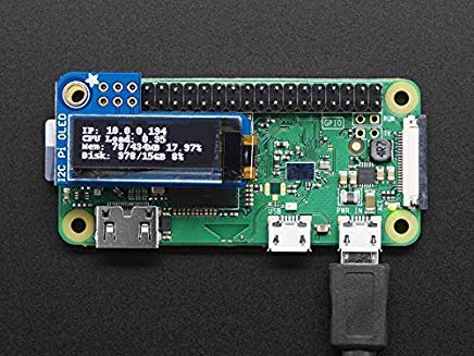 Product Cover Adafruit [3527 PiOLED - 128x32 Monochrome OLED Add-on for Raspberry Pi