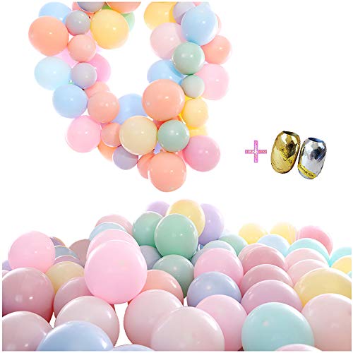 Product Cover 100Pcs Macaron Latex Candy Assorted Balloons Bulk, 10