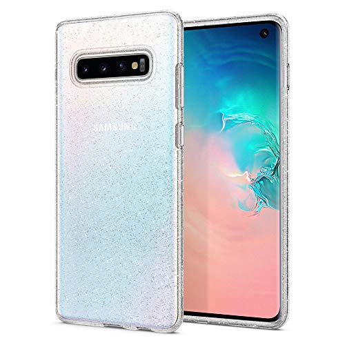 Product Cover Spigen Liquid Crystal Glitter Designed for Samsung Galaxy S10 Case (2019) - Crystal Quartz