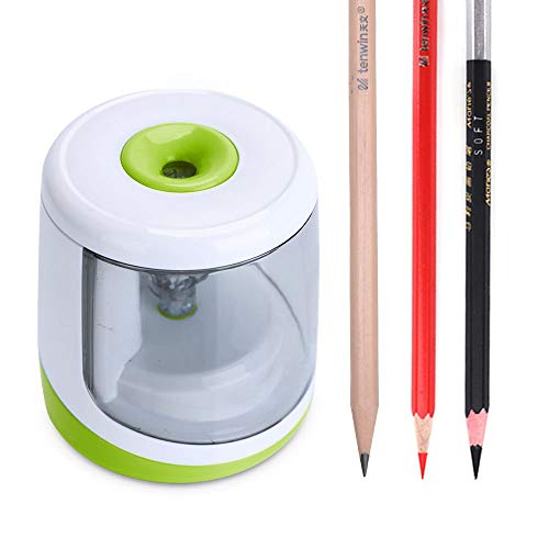 Product Cover Pencil Sharpener Battery Operated Electric Pencil Sharpener Colored Pencils Sharpener automatic pencil cutter for kids,adults,artists,or sharpeners for pencils, office pencil sharpener-Tactic Hcu