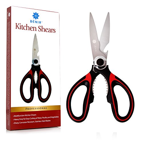 Product Cover MightySharp #1 Best Kitchen Scissors Rust-Resistant, Knife-Sharp Heavy Duty Utility Shears