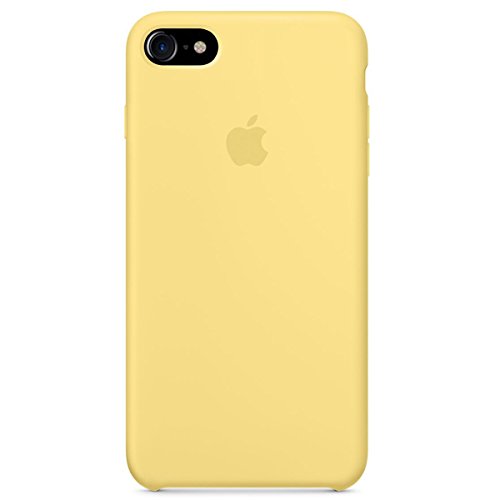 Product Cover Dawsofl Soft Silicone Case Cover for Apple iPhone 8 (4.7inch) Boxed- Retail Packaging (Yellow)