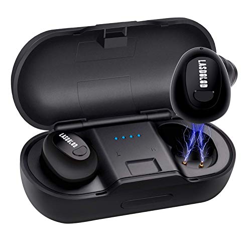 Product Cover True Wireless Earbuds, Wireless Earbuds Bluetooth 5.0 Wireless Ear Buds, Truly Wireless Earbuds True Wireless Headphones with Microphone Wireless Earbuds with Charging Case for iPhone and Android