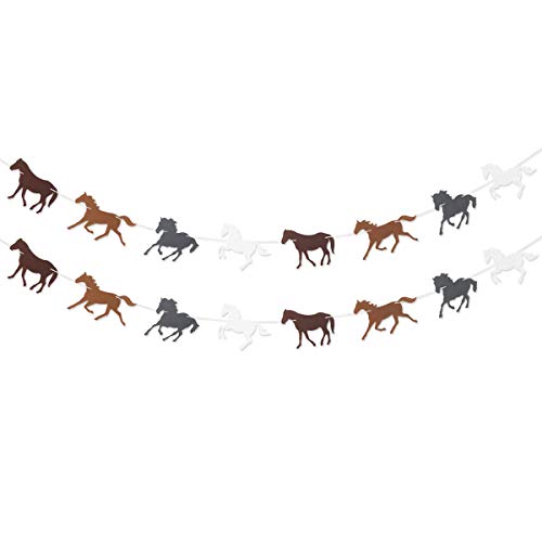 Product Cover Horse Garland Banner for Kentukey Derby Horse Race Birthday Party Supplies Decorations