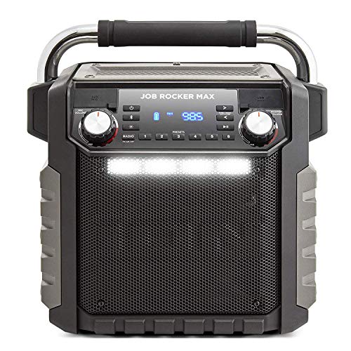 Product Cover Ion Audio Job Rocker Max Bluetooth Speaker, Black (Renewed)