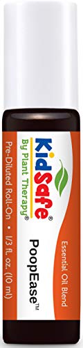 Product Cover Plant Therapy KidSafe PoopEase Synergy Essential Oil 10 mL (1/3 oz) 100% Pure, Pre-Diluted Roll-On, Therapeutic Grade