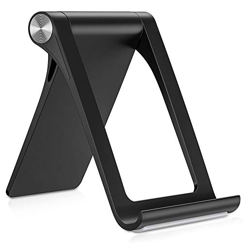 Product Cover STRIFF Multi Angle Mobile Stand. Phone Holder for iPhone, Android, Samsung, OnePlus, Xiaomi(Black)
