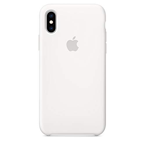 Product Cover Dawsofl Soft Silicone Case Cover for Apple iPhone Xs Max 2018 (6.5inch) Boxed- Retail Packaging (White)