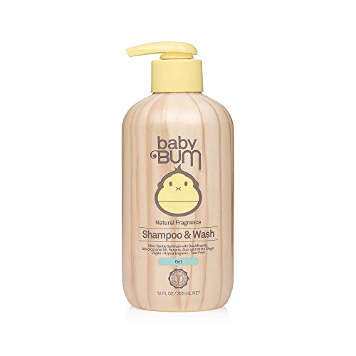 Product Cover Baby Bum Shampoo & Wash Gel | Tear Free Soap for Sensitive Skin with Nourishing Coconut Oil | Natural Fragrance | Gluten Free and Vegan | 12 FL OZ