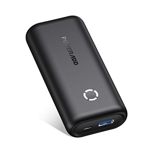 Product Cover POWERADD EnergyCell 10000 Compact Portable Charger, Smallest 10000mAh Power Bank Compatible for iPhone 11/11 Pro / 8 / X/XS Samsung S10, Pixel 3/3XL, iPad Pro, and More