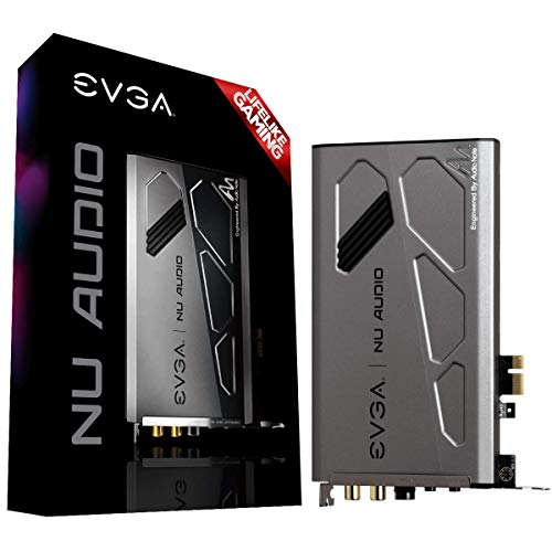 Product Cover EVGA Nu Audio Card, 712-P1-AN01-KR, Lifelike Audio, PCIe, RGB LED, Designed with Audio Note