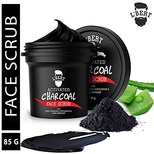 Product Cover L'BERT Activated Charcoal Face Scrub, 85 g