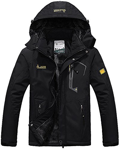 Product Cover MAGCOMSEN Men's Winter Coats Warm Fleece Parka Waterproof Ski Snowboarding Jacket with Multi-Pockets
