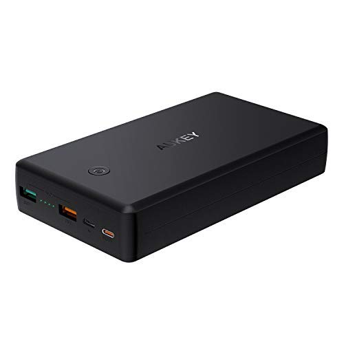 Product Cover AUKEY Power Delivery Power Bank 30W, USB C Power Bank 30000mAh, Quick Charge 3.0 Portable Charger, Battery Pack for Nintendo Switch, Phones, Tablets and More