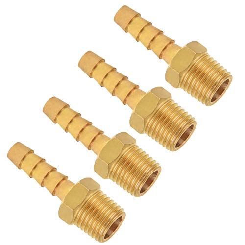 Product Cover Hose Fitting, SUNGATOR Brass Hose Barb Fitting, Adapter, 1/4